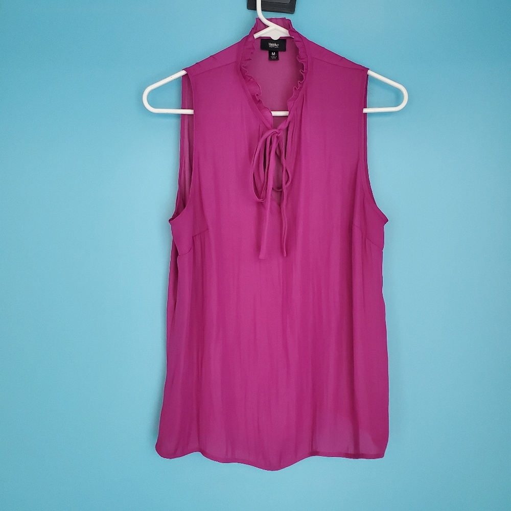 Mossimo Sleeveless Blouse Size Medium Lightweight